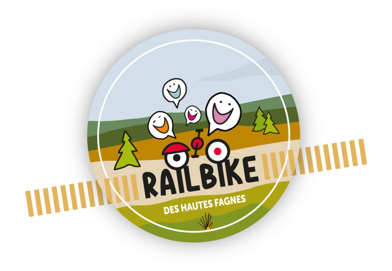 Railbike en draisine dans les Hautes-Fagnes