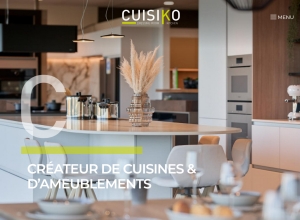 Tout nouveau site internet vitrine pour le cuisiniste Cuisiko