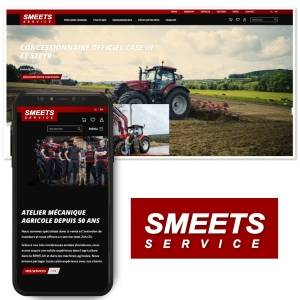 Superbe site E-Commerce pour Smeets Service à Mouland (Limbourg)