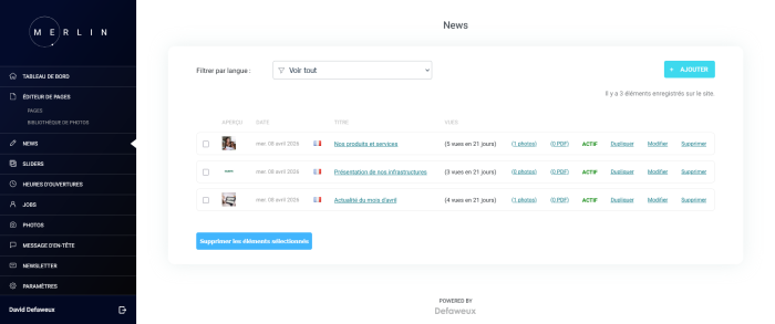 Merlin : le logiciel qui rend votre site internet enfin autonome