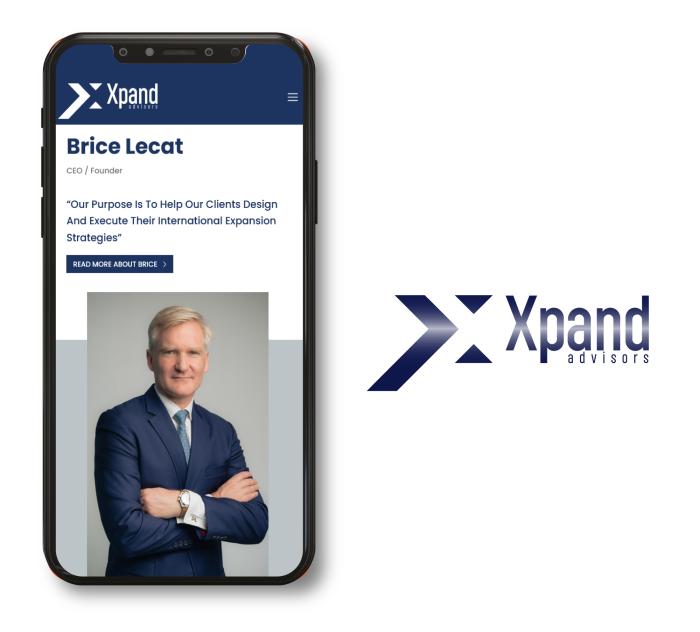 Nouveau site internet pour la société XPand Advisors