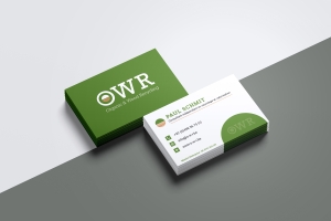 Création du logo et des cartes de visites de la société O&W Recycling (Paul Schmit)