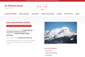 Refonte du site internet du Dr Patrick Esser