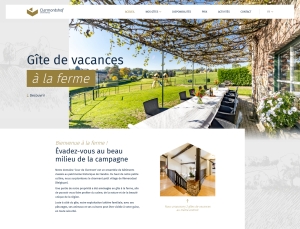 Du neuf à Clermontshof : Le gîte de vacances à la ferme de Remersdael à une nouvelle identité graphique et un nouveau site internet.