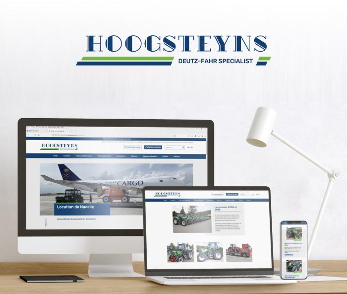 Le site internet du garage Hoogsteyns à été rénové de fond en comble par l'Agence Web Defaweux à Lontzen