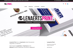 Nouveau site internet pour l'imprimerie Lenaerts à la Calamine