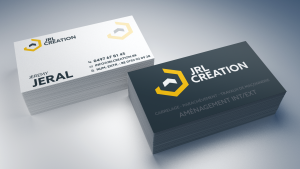 Cartes de visites et nouvelle identité visuelle pour JRL Création