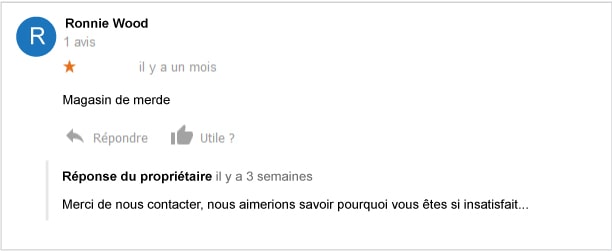 Demander à Google de supprimer un avis