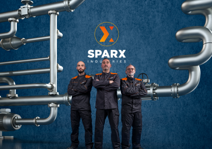Réalisation du nouveau site internet de Sparx Industries.