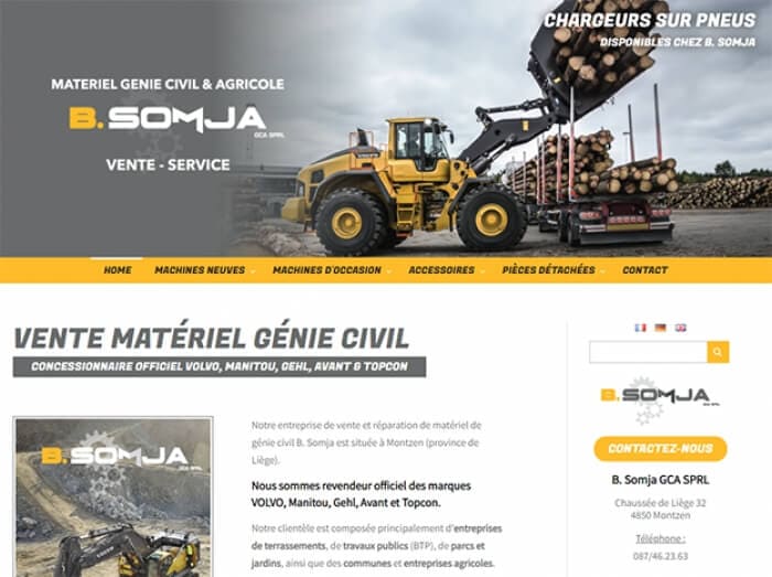 Nouveau site internet pour B.SOMJA